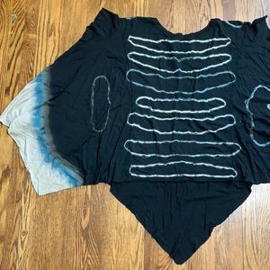 All Saints Poncho style Tie dye top